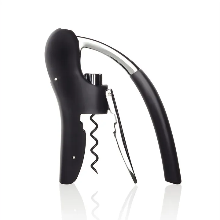 Leverman Pro croskcrew with foil cutter - Black - blomus
