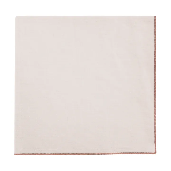 Lineo linen napkin 42x42 cm - Moonbeam-mocha mousse - blomus