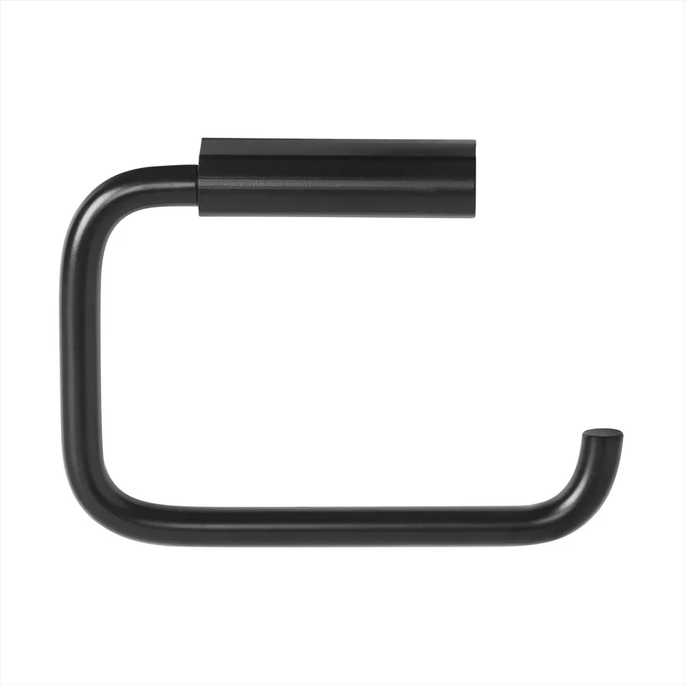 Modo toilet paper holder, Black blomus