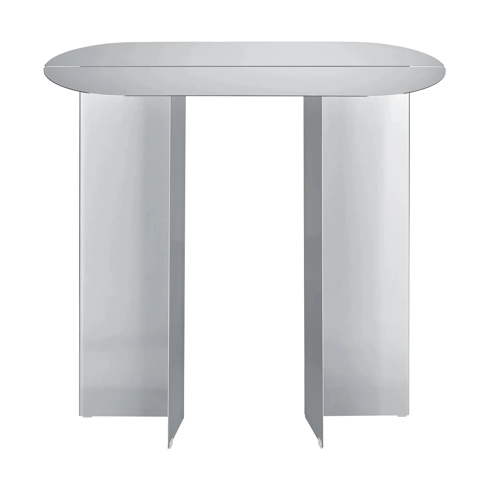 ORU side table 80x35x75 cm, Matte stainless steel blomus