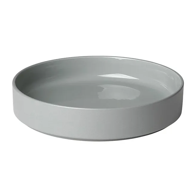 Pilar deep plate Ø20 cm, Mirage grey blomus