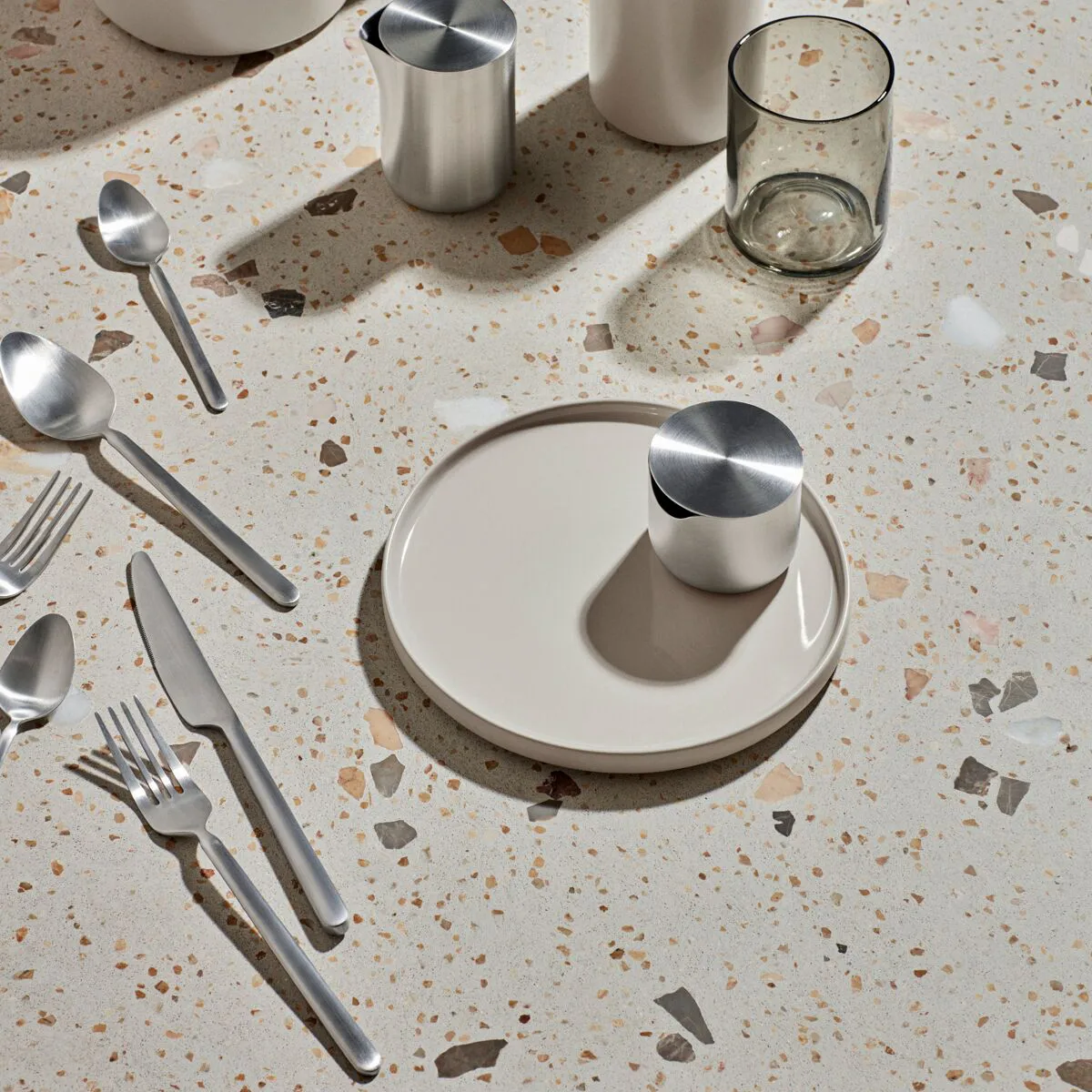 STELLA cutlery silver, 16 pieces blomus