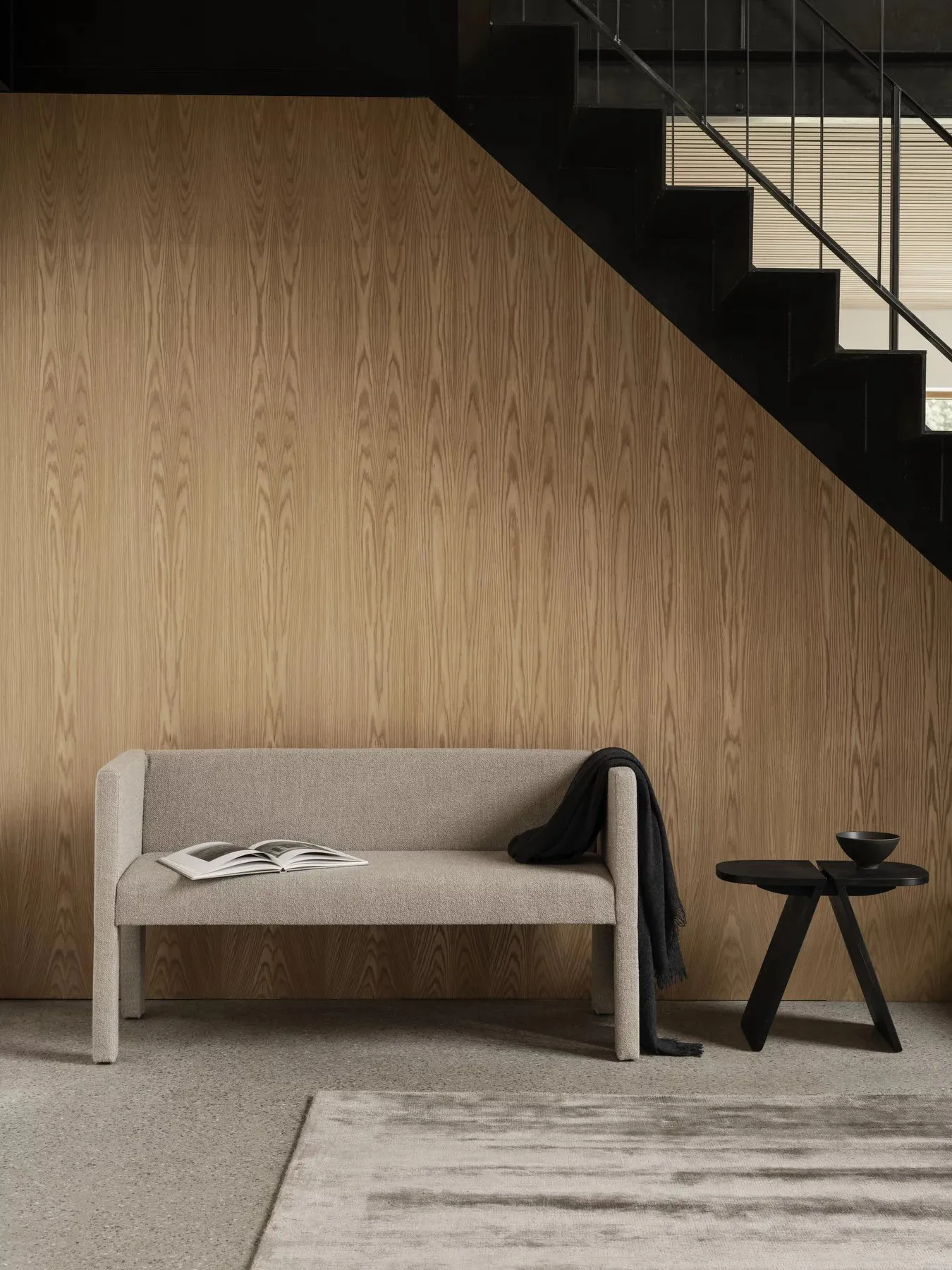 Visca rug S 140x200 cm, Beige blomus