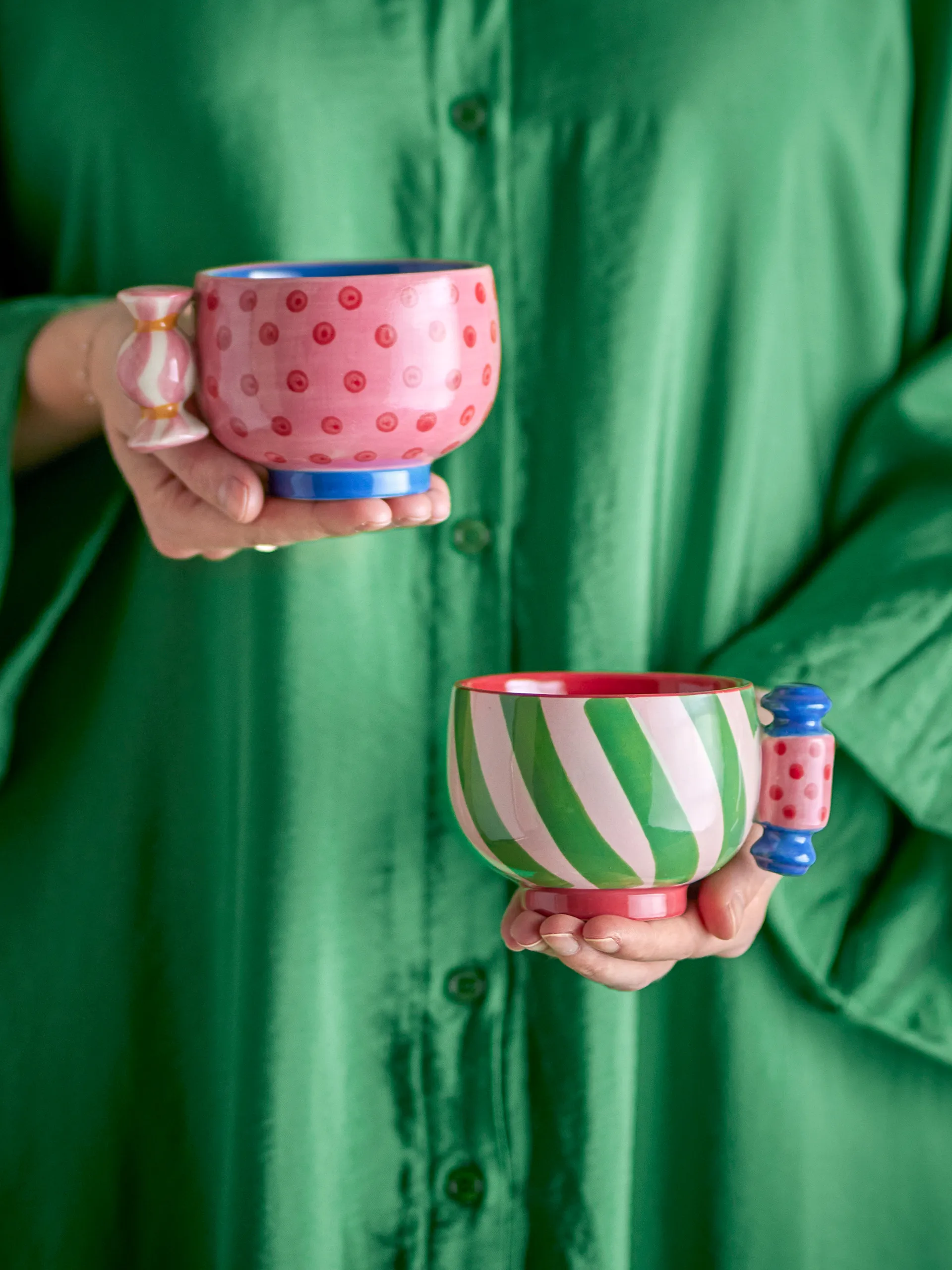 Caramella cup 25 cl 2 pieces, Pink Bloomingville