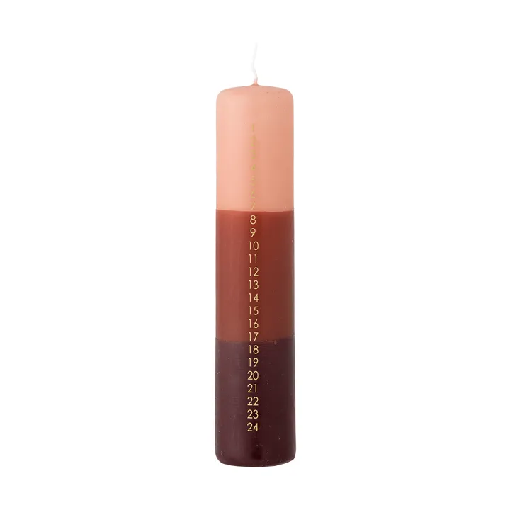 Dip Dye advent candle - Multi, 25 cm - Bloomingville