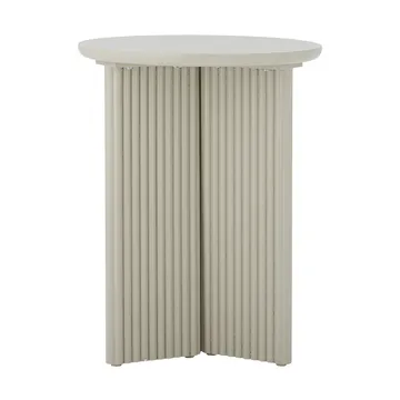 Edith side table Ø40 cm - White - Bloomingville