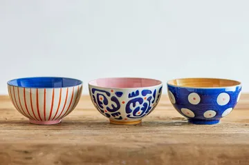 Eviaya bowl - Multi, 3 pieces - Bloomingville