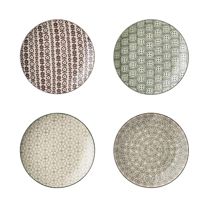 Karine plate 4 pieces Ø 20 cm - Bloomingville