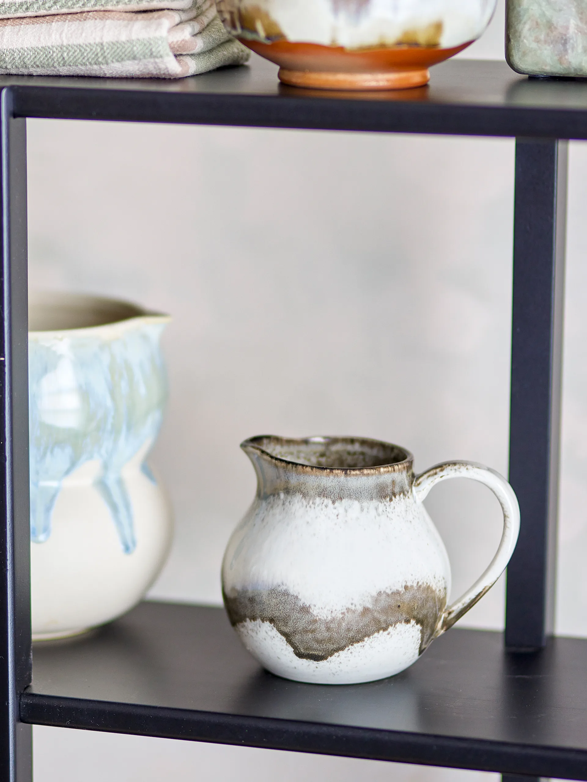 Paula milk jug 43.5 cl, Grey Bloomingville