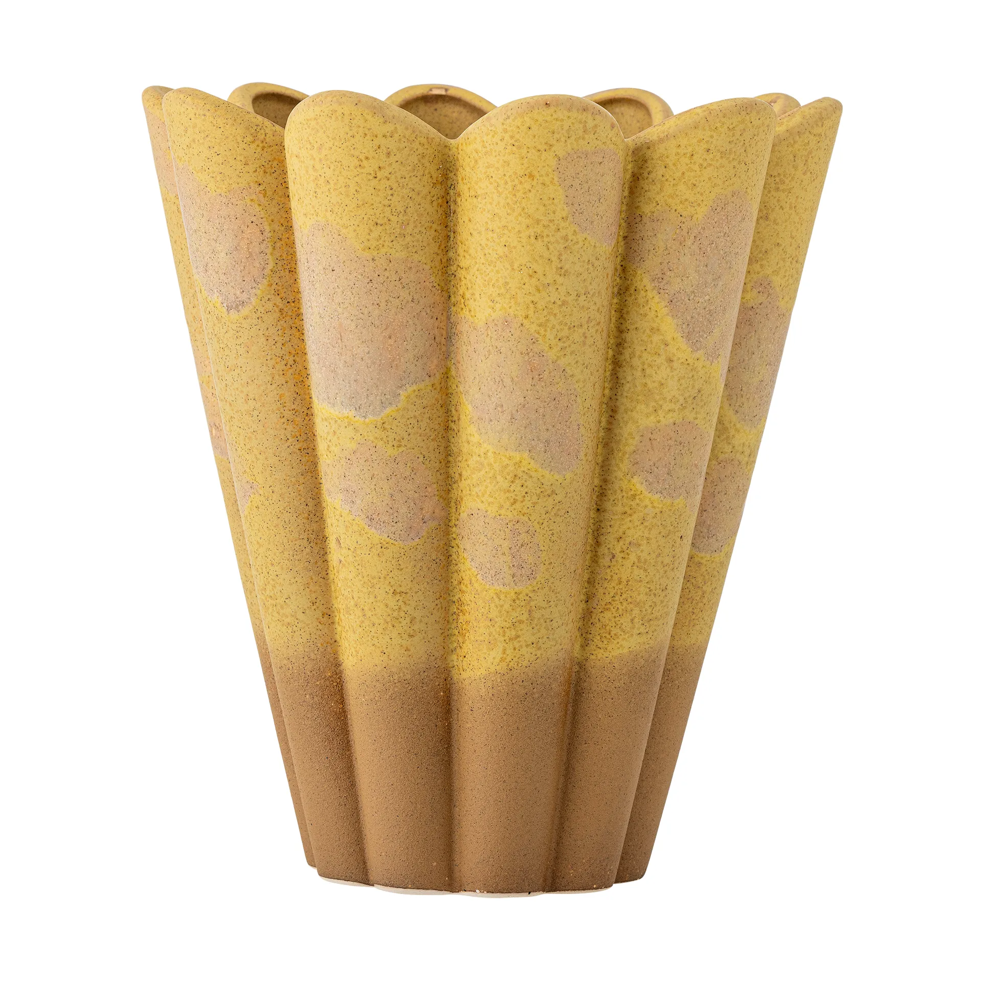 Penn vase 25.5x29 cm, Yellow Bloomingville
