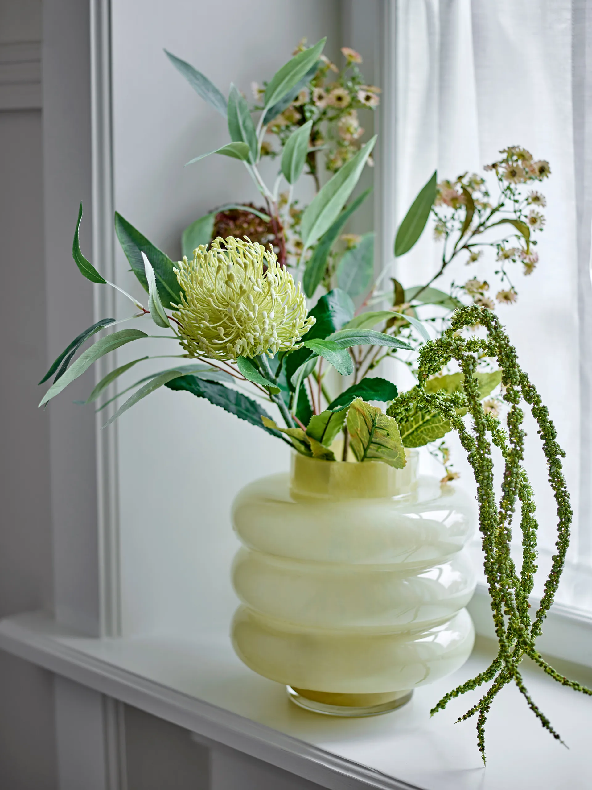 Sahara vase Ø21.5x22 cm, Yellow Bloomingville