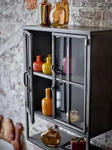 Sindre cupboard 46x21.5x61 cm - Black, metal - Bloomingville