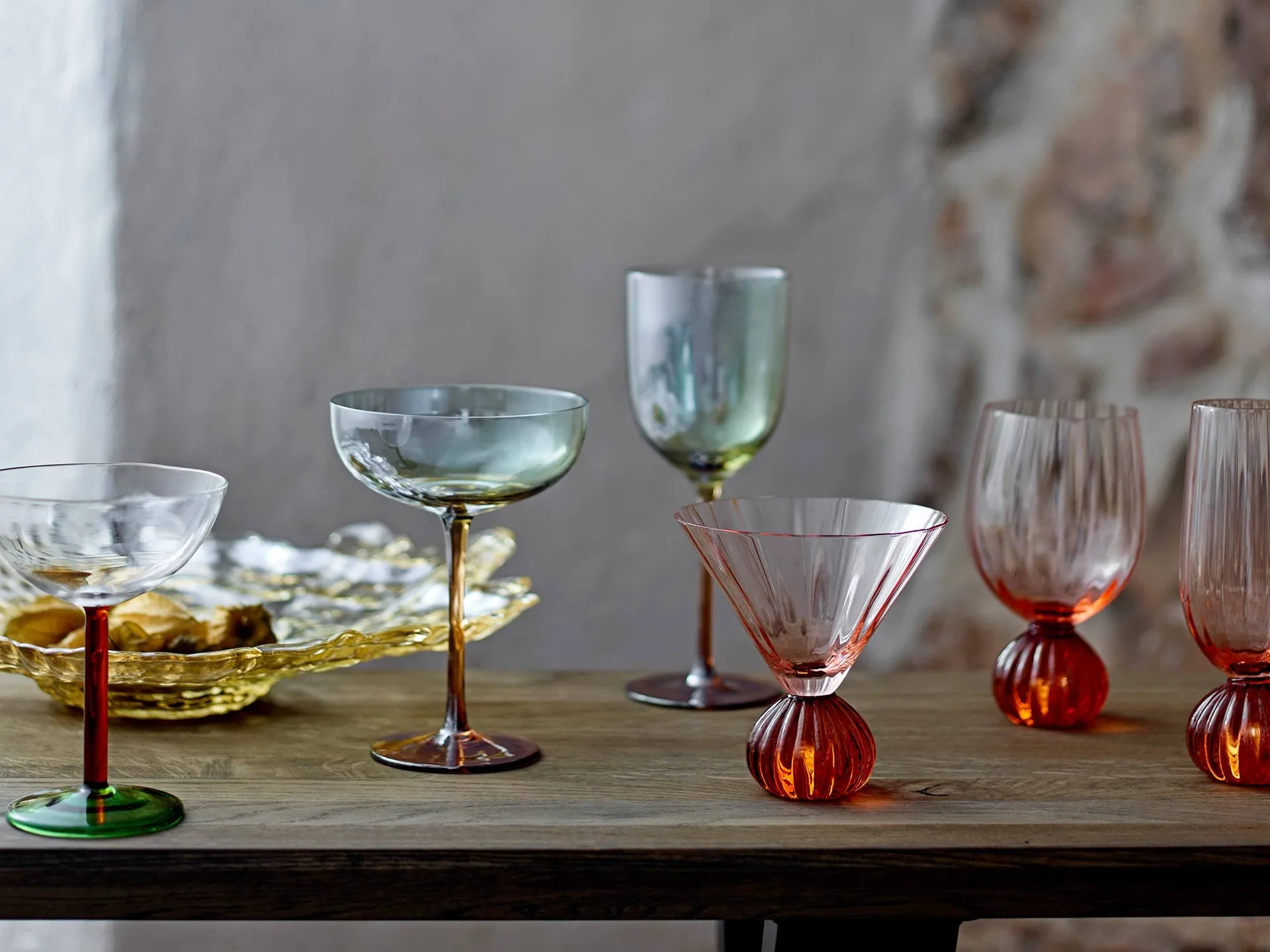 Taurin cocktail glass 30 cl, Rose Bloomingville