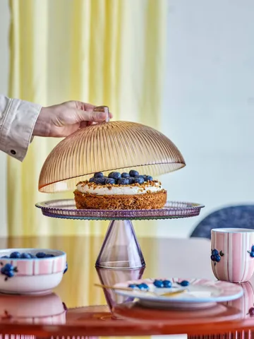 Tayo cake stand with lid - Multi, Ø32 cm - Bloomingville
