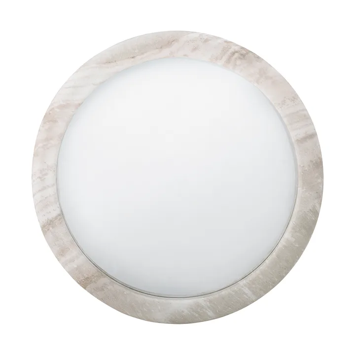 Vaka wall mirror - Nature, Ø50 cm - Bloomingville