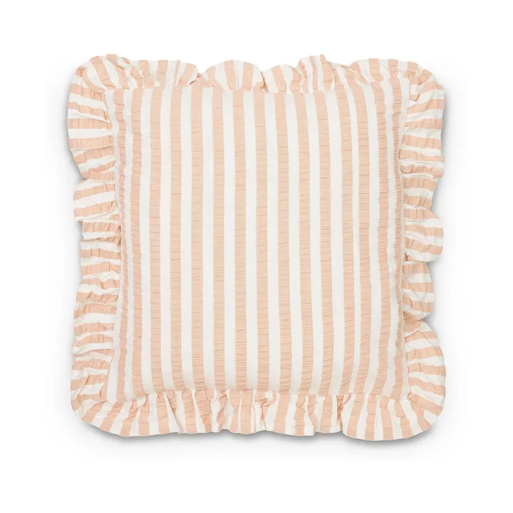 Alina Pillowcase 45x45 cm - Pink-white - Boel & Jan