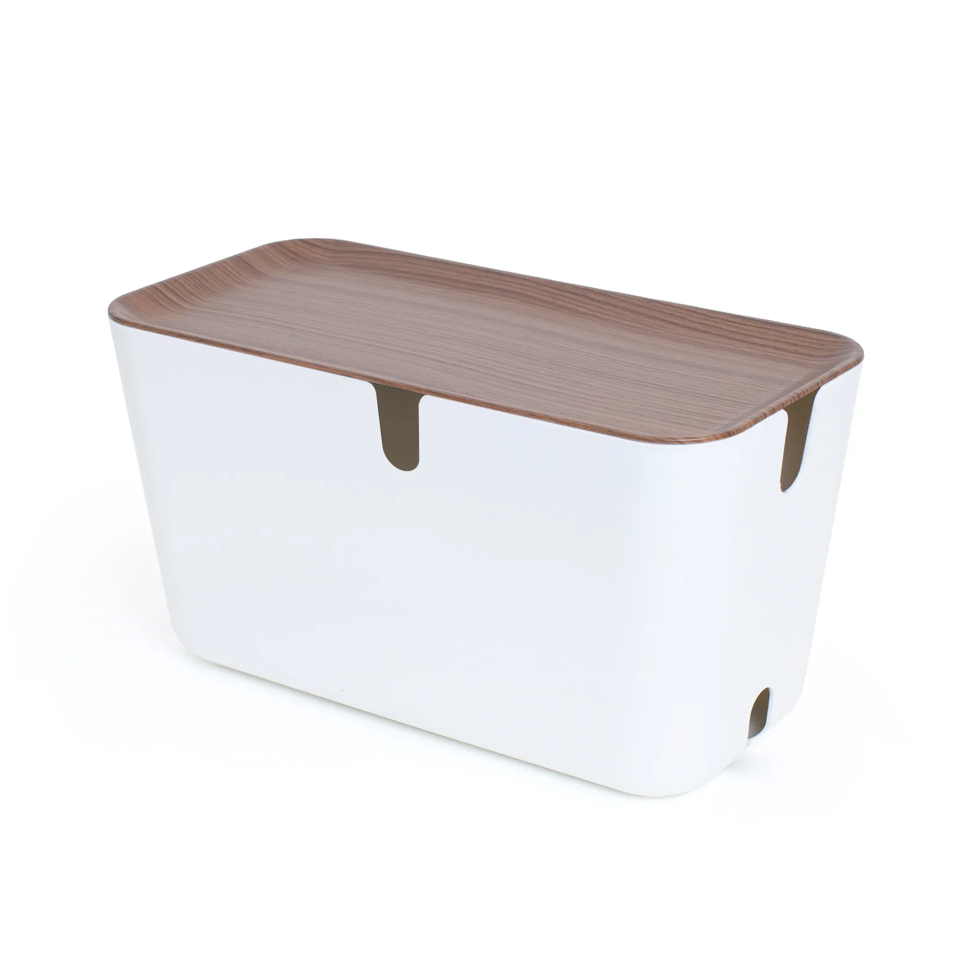 Cable Organiser XXL cabel tidy, Dark wooden details Bosign