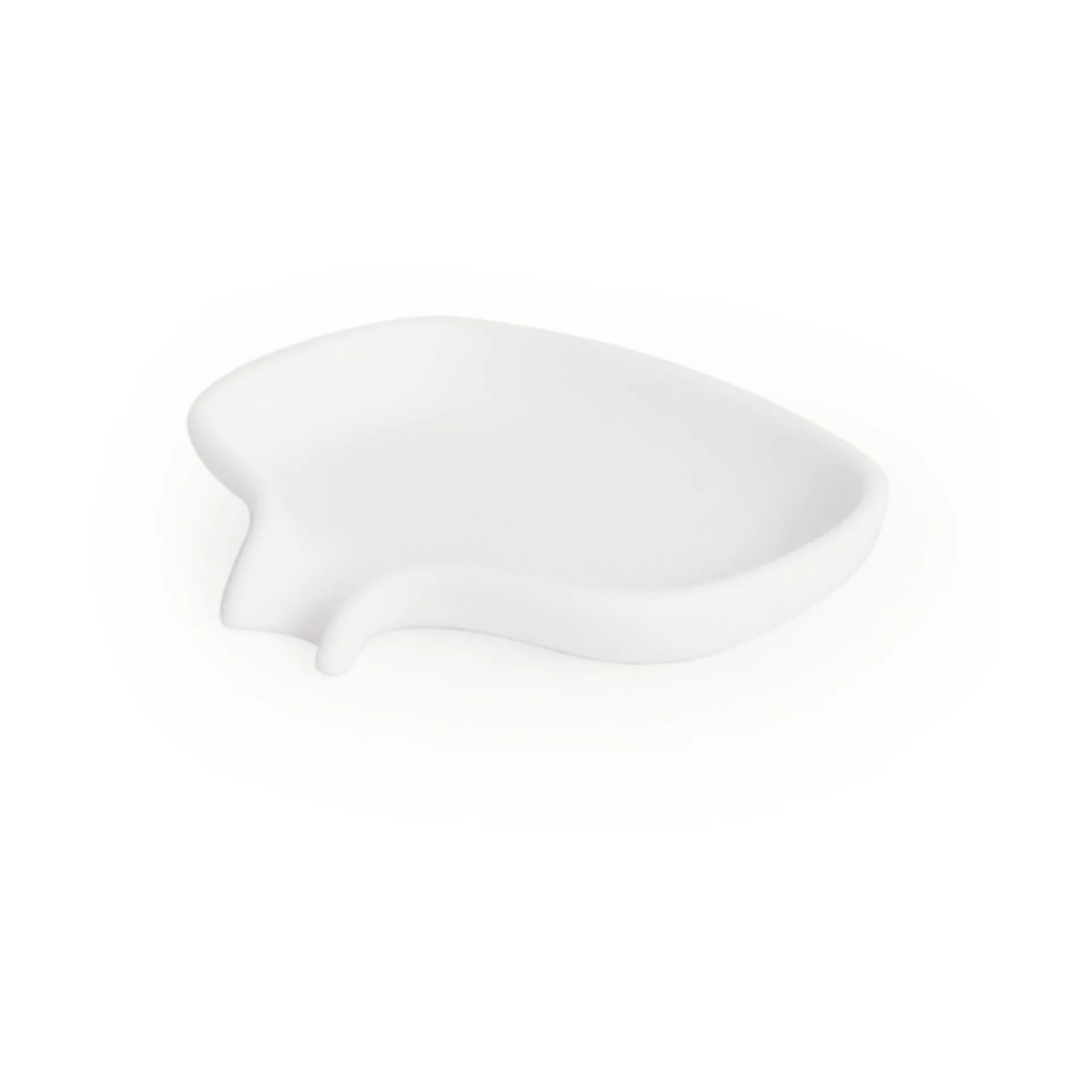 Soap Saver Flow soap dish with drainage spout small, White Bosign