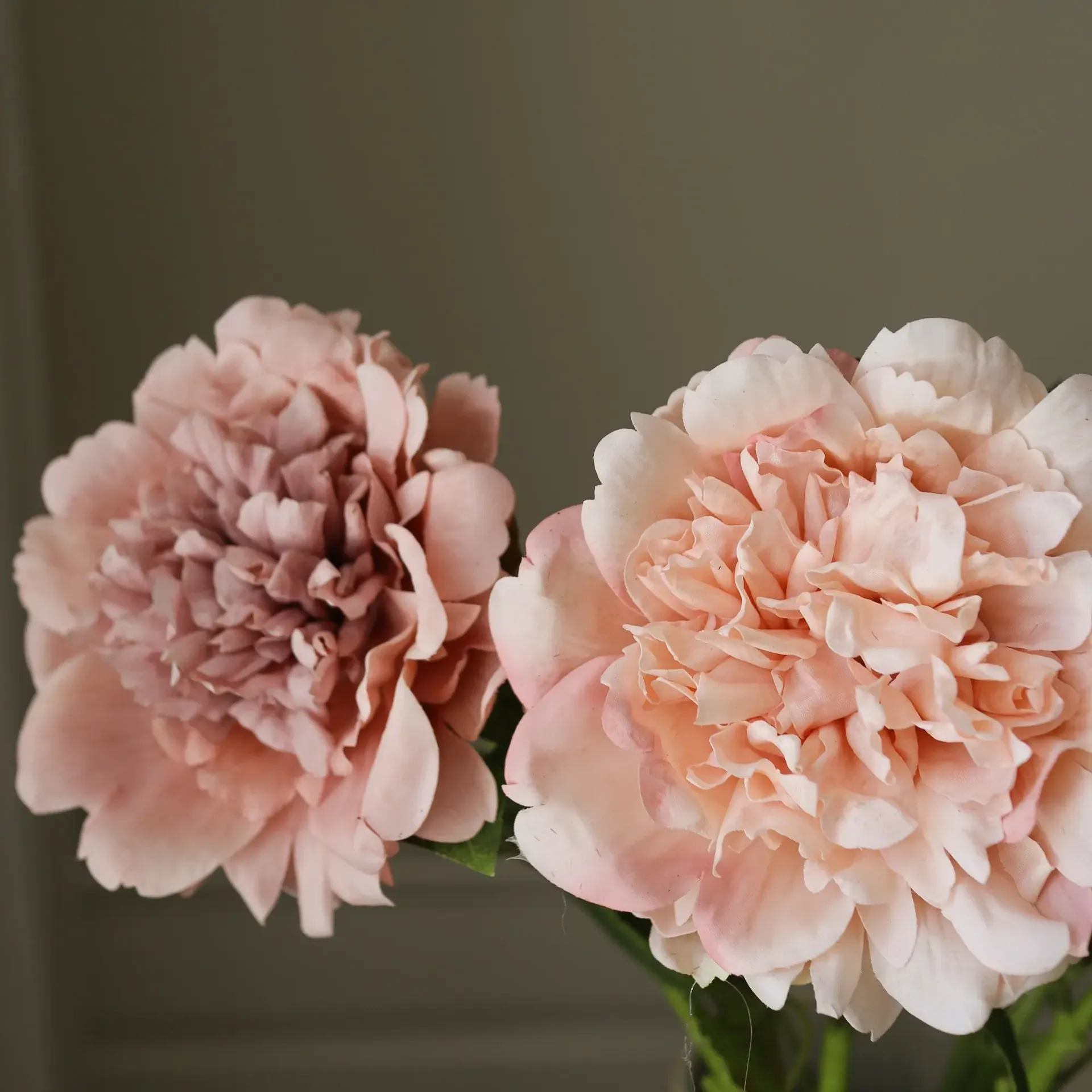 Artificial peony bouquet, Dusty, 5 pcs Botané