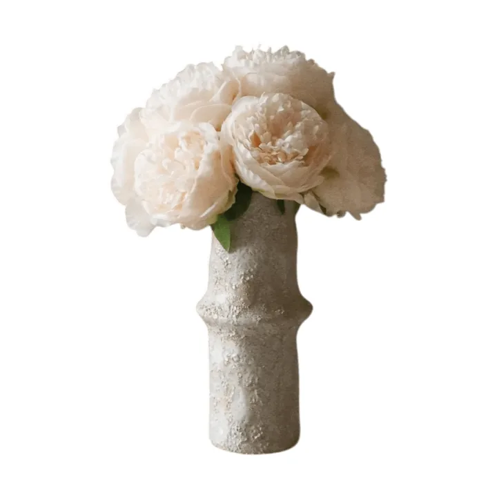 Artificial peony bouquet - Mini, Cream 10 pcs - Botané