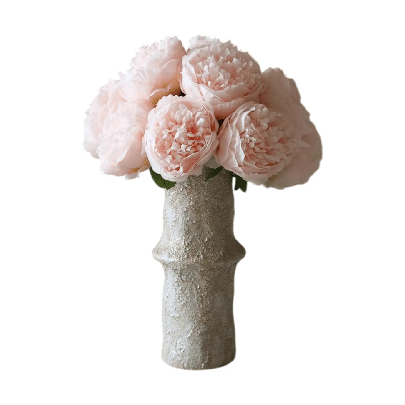 Peony artificial bouquet, Mini, light pink 10 pcs Botané