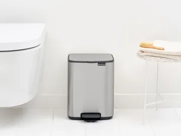 Bo pedal bin 7 L - Matte Steel Fingerprint Proof - Brabantia