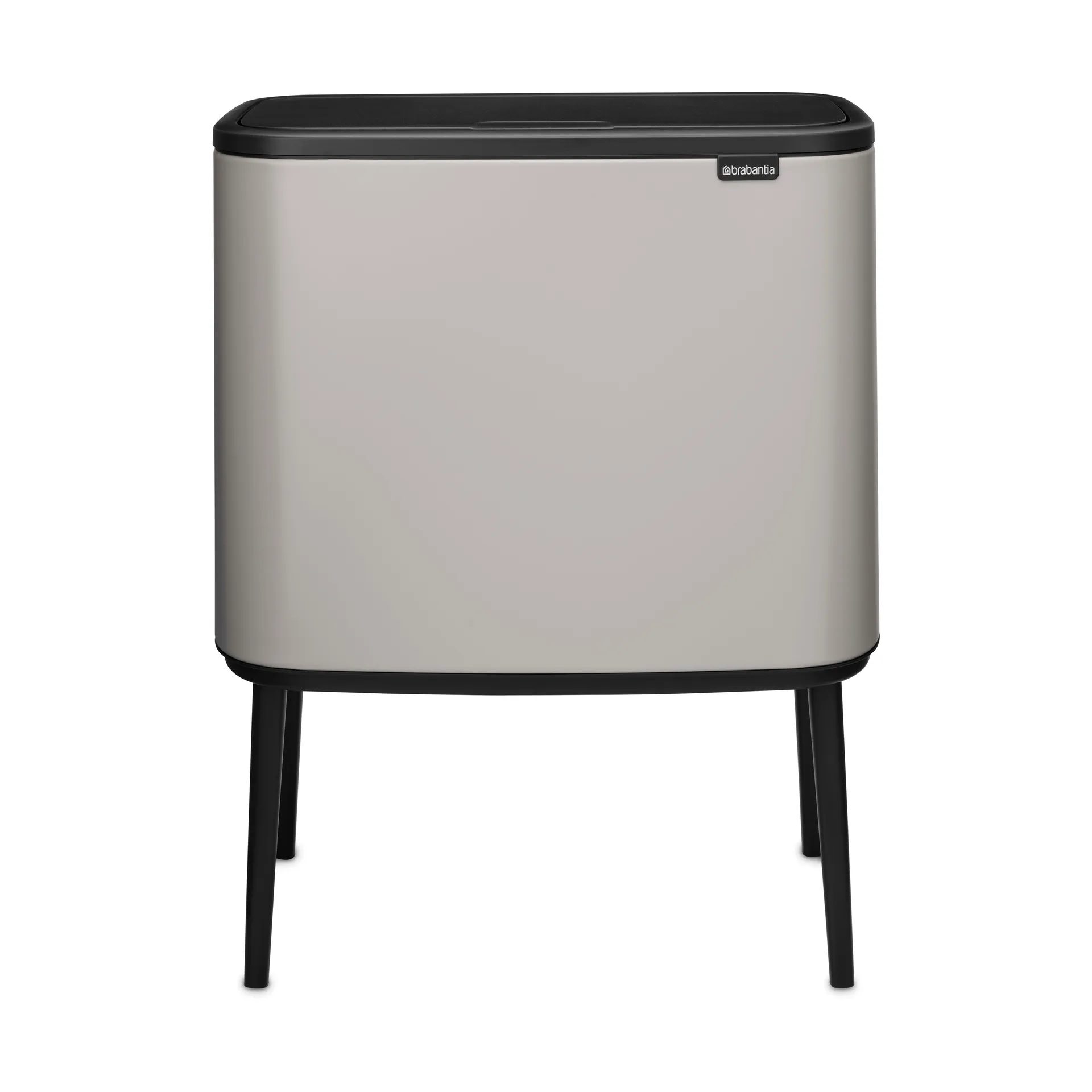 Bo touch bin 11+23 litre, Soft grey Brabantia