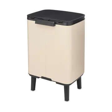 Bo waste bin high 7 L - Soft Beige - Brabantia