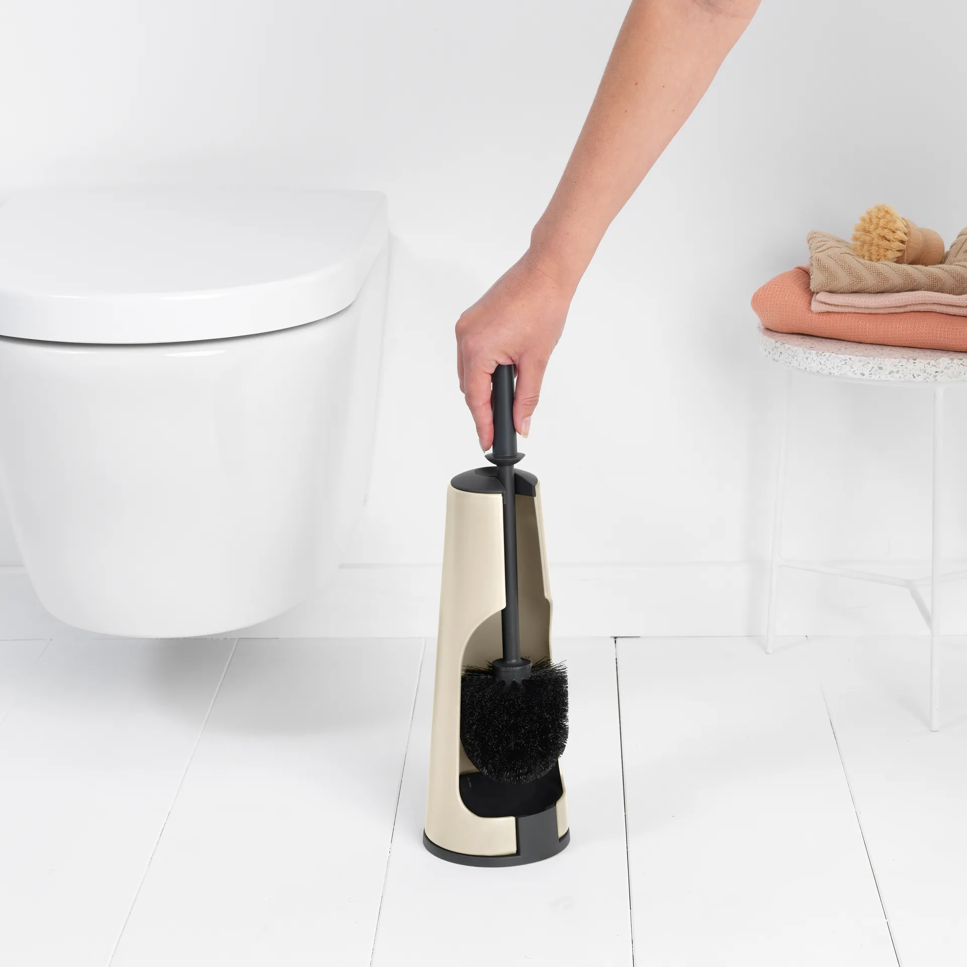 Brabantia ReNew toilet brush, Soft Beige Brabantia