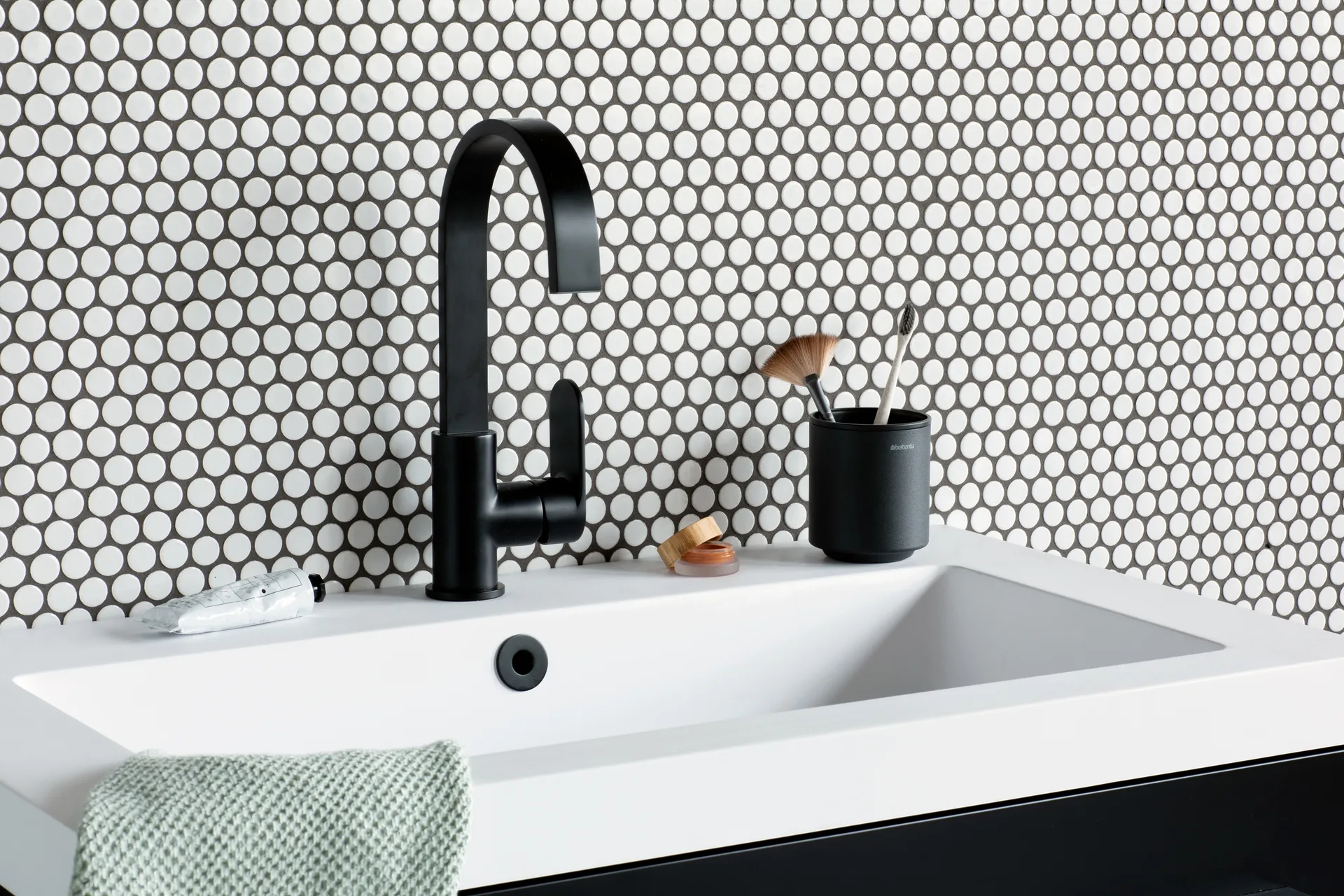 MindSet Tooth brush holder, Mineral Infinite Grey Brabantia