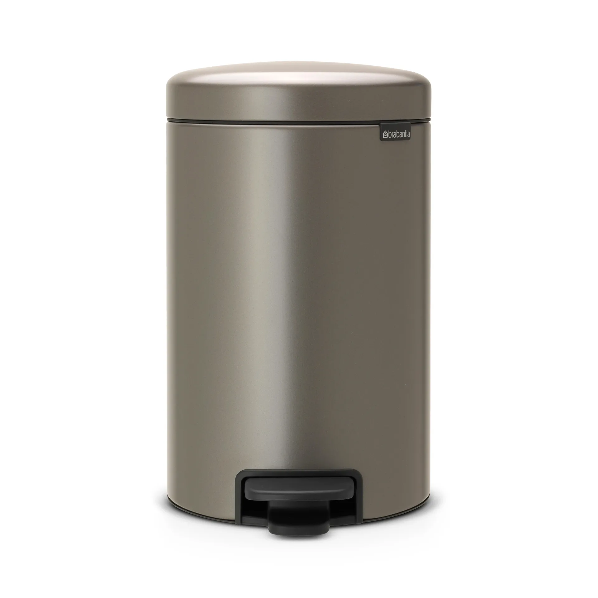 New Icon pedal bin 12 liter, platinum Brabantia