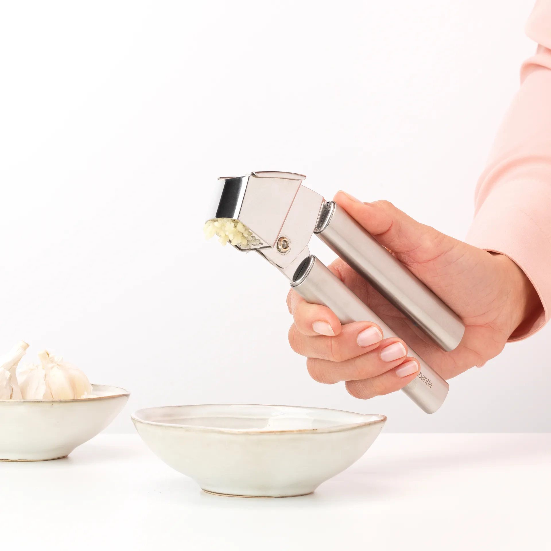Profile garlic press, stainless steel Brabantia