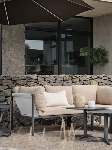 Allie corner sofa - Barley-anthracite - Brafab