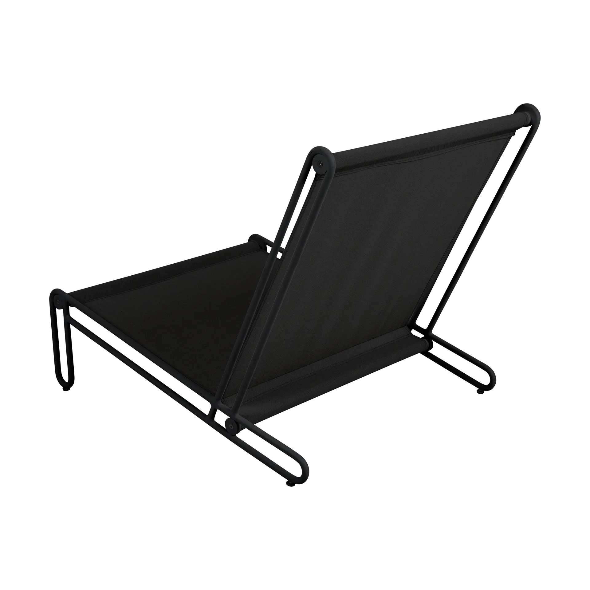 Blixt lounge chair, Black-clay beige Brafab
