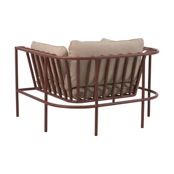 Collier armchair - Zin red-teddy beige - Brafab