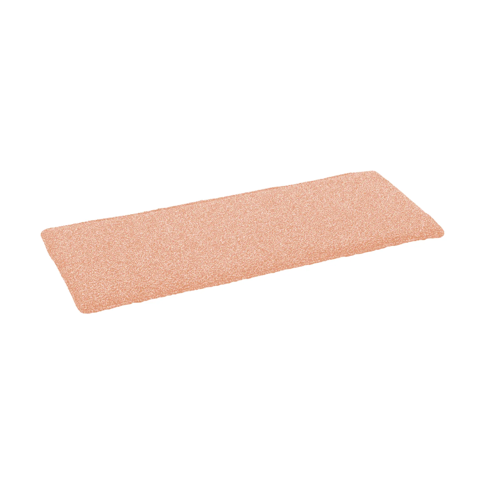 Frisk seat cushion, Teddy orange, 37x102 cm Brafab