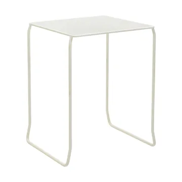 Haru café table - Pearl white, 54x61 cm - Brafab