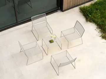 Haru lounge armchair - Slate grey - Brafab