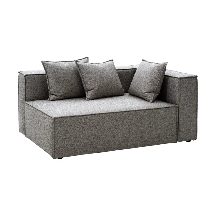 Muki sofa module - Smokey grey, left end module - Brafab