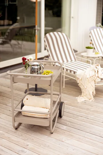 Trolley serving cart 88x59 cm - Khaki - Brafab