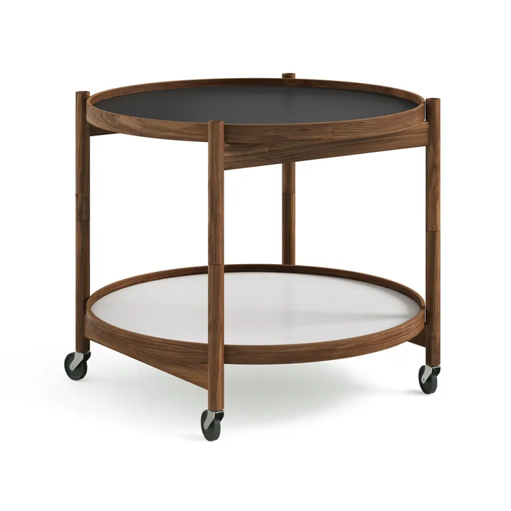 Bølling Tray Table model 60 - Base, oiled walnut stand - Brdr. Krüger