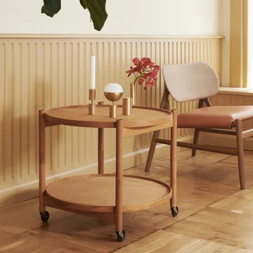 Bølling Tray Table model 60 - Base, untreated oak stand - Brdr. Krüger
