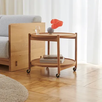 Bølling Tray Table model 60 - Oiled oak, oiled oak stand - Brdr. Krüger