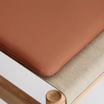 HB cushion 33x53x3,5 cm - Spectrum leather Brandy - Brdr. Krüger