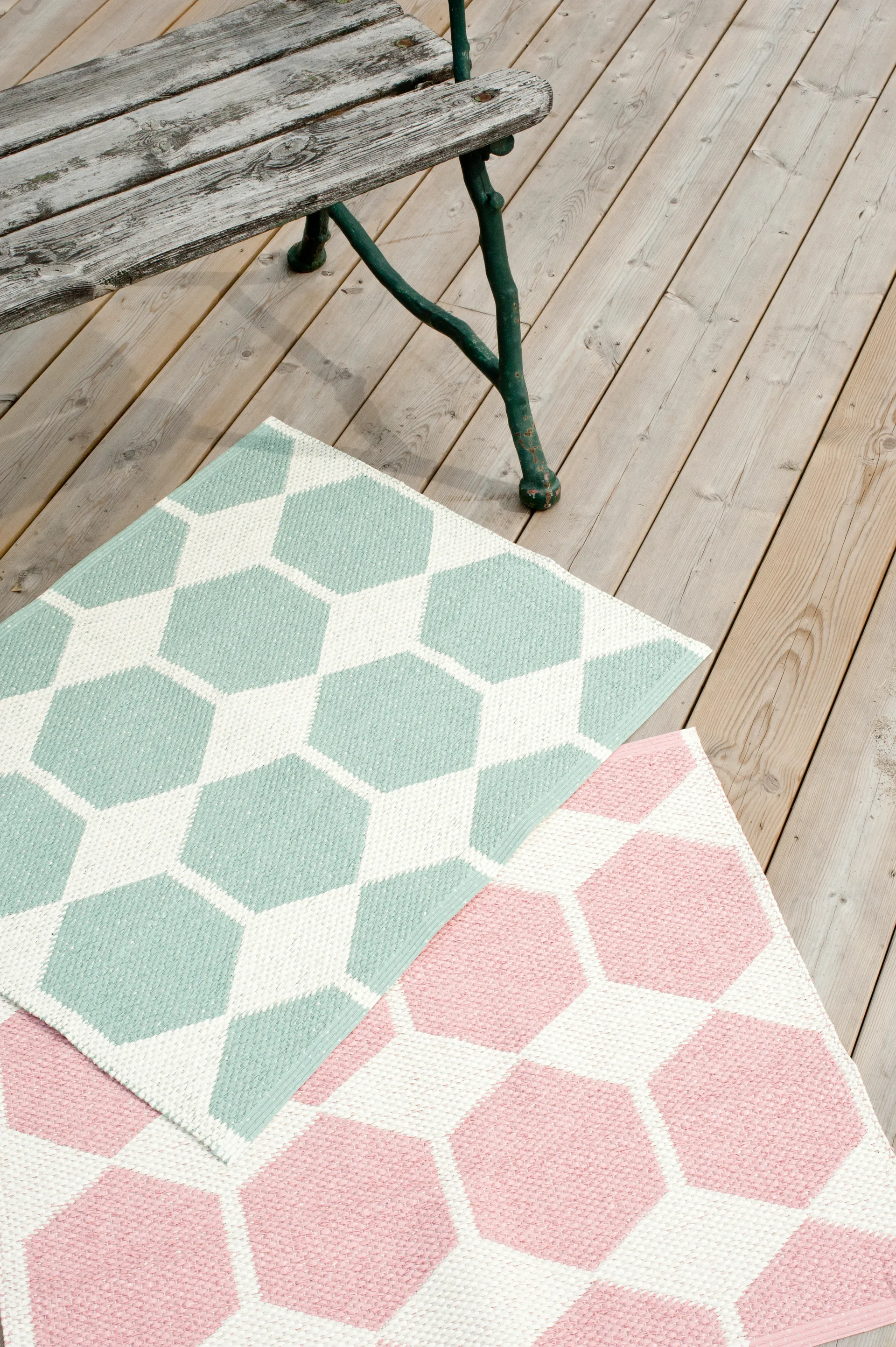 Anna rug aqua, 70x140 cm Brita Sweden