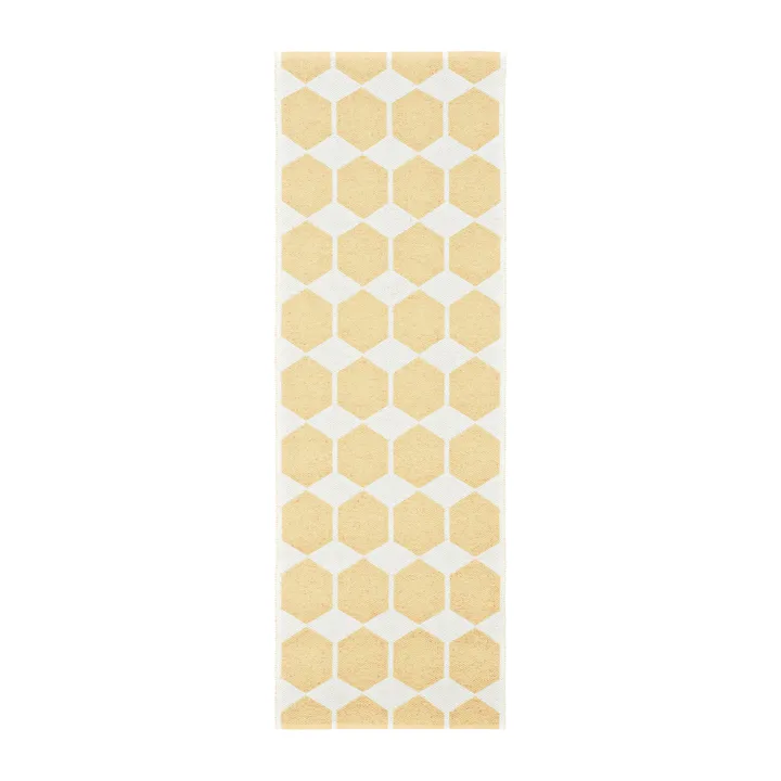 Anna rug yellow pastel - 70x100 cm - Brita Sweden