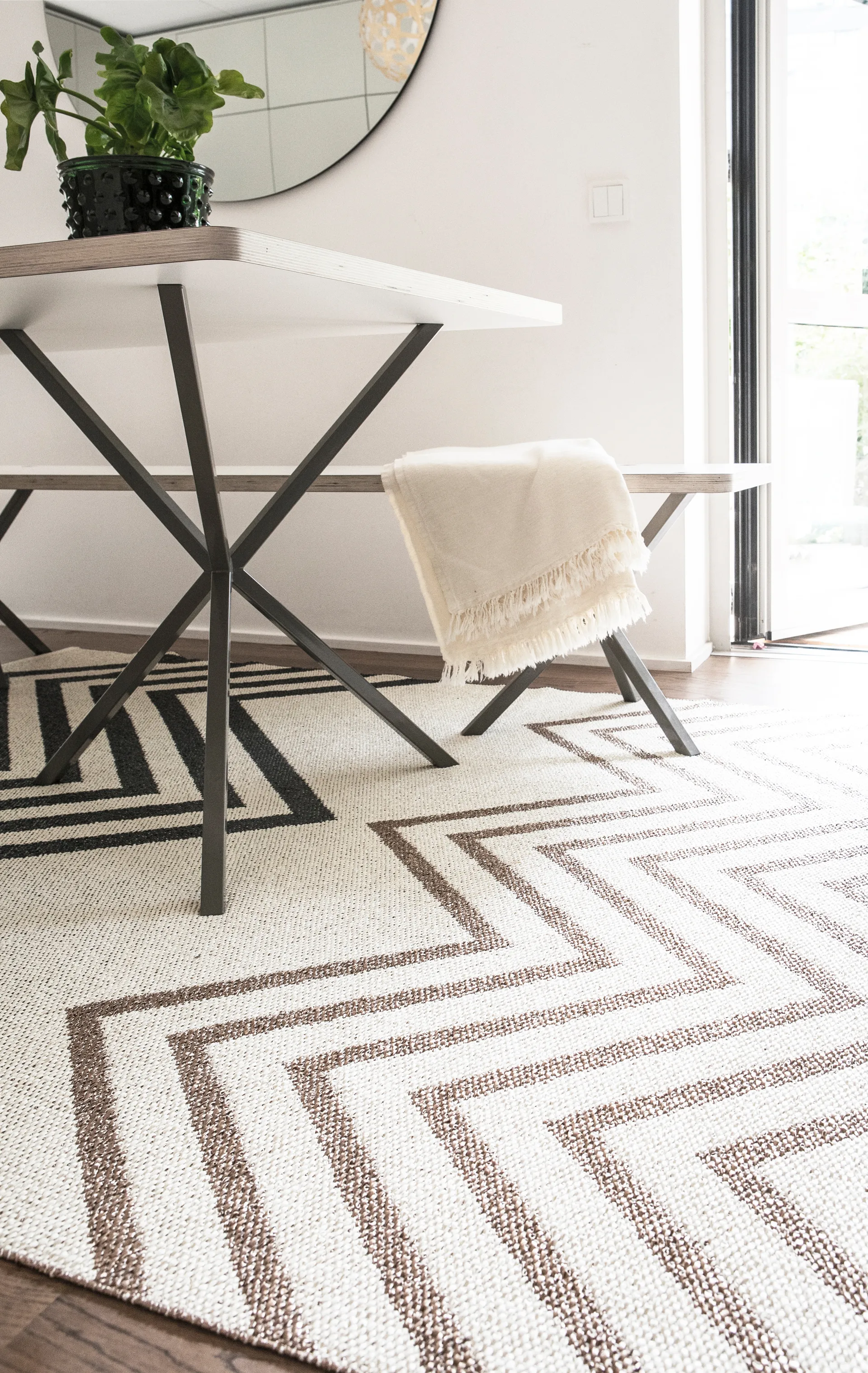 Sapmi plastic rug 170x250 cm, sparkle Brita Sweden
