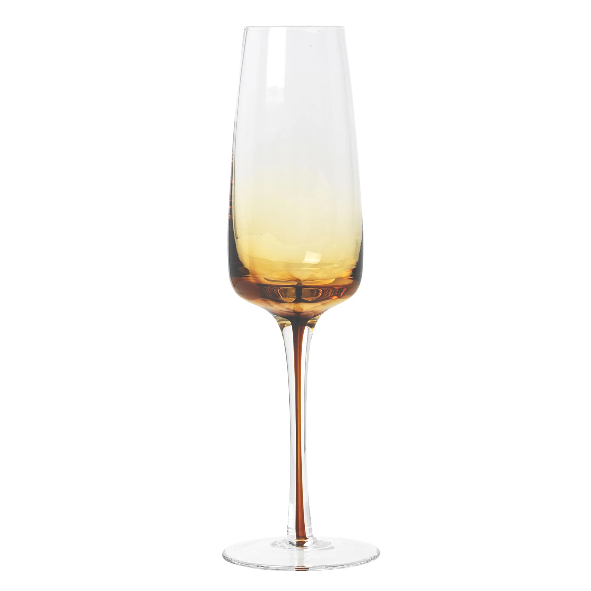 Amber champagne glass, 20 cl Broste Copenhagen