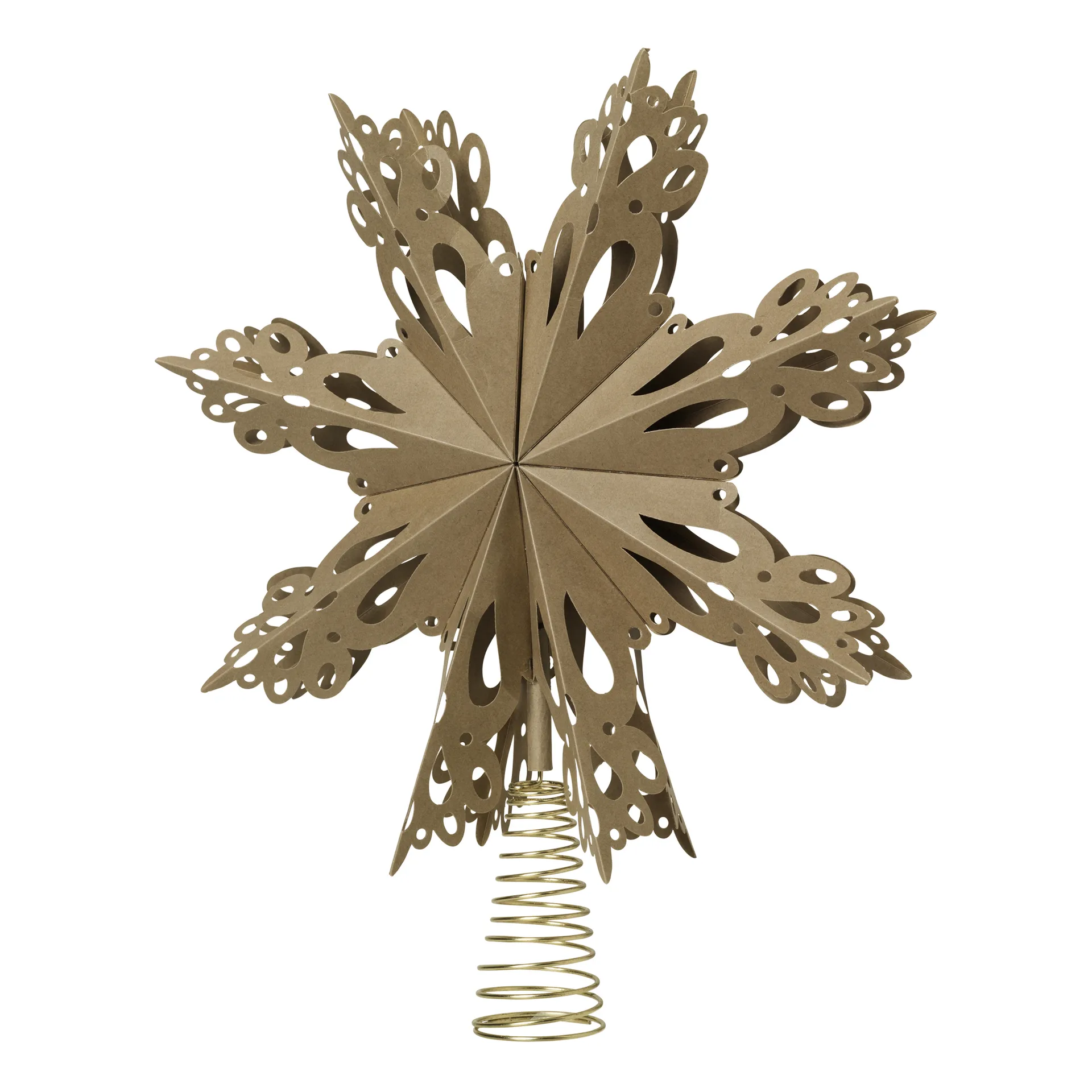 Christmas star topper, natural brown Broste Copenhagen