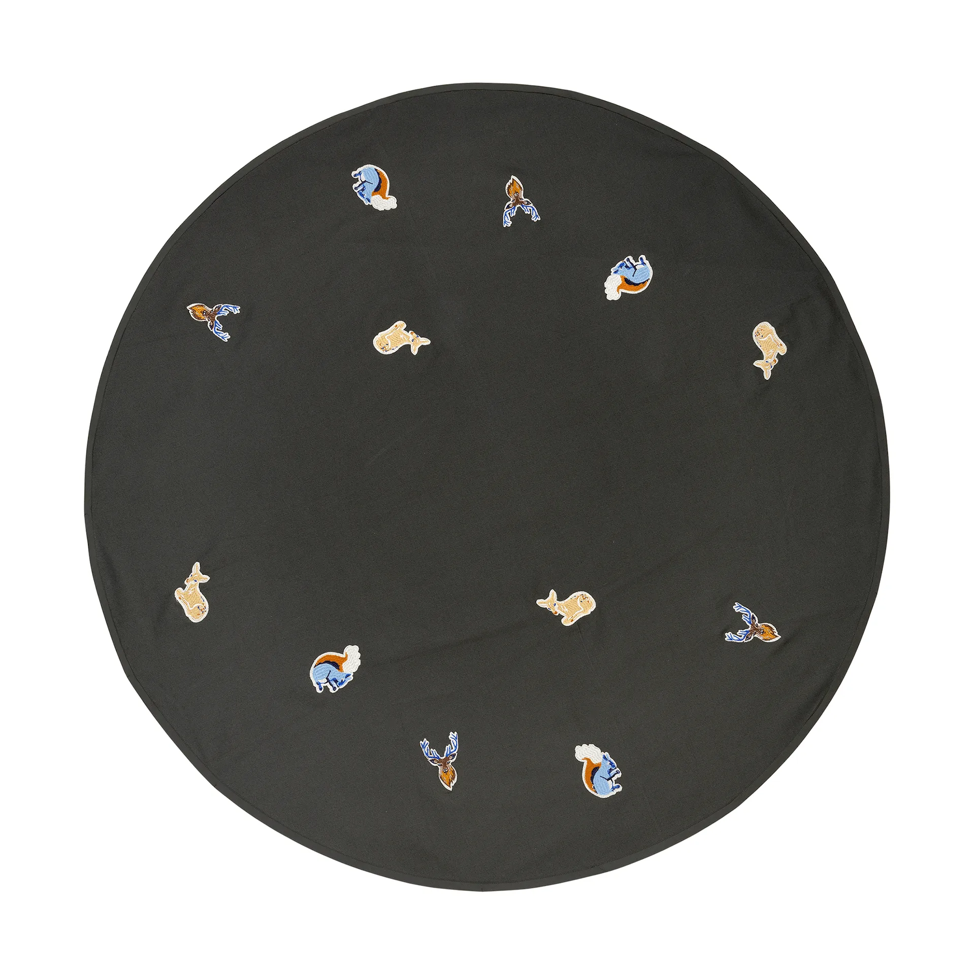Deer christmas tree mat, Forest Green Broste Copenhagen
